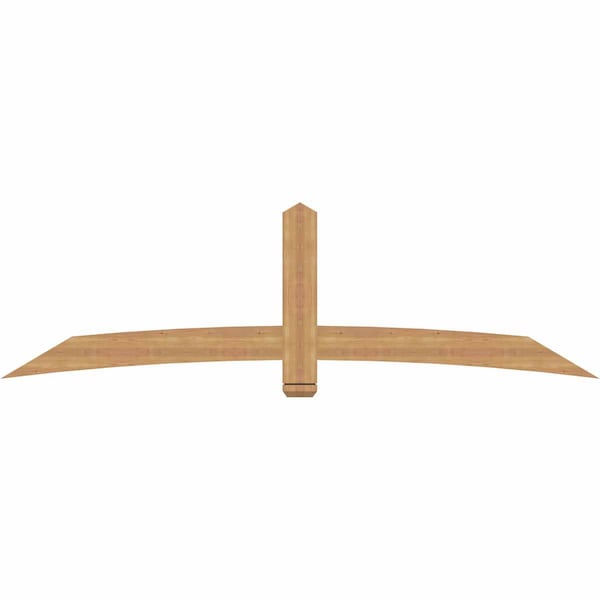 Ekena Millwork Bellingham Timber Gable Bracket, Western Red Cedar, 96"W x 28"H x 1 1/2"D x 5 1/2"F, 7/12 Pitch GBW096X28X0206BEL00SWR - main